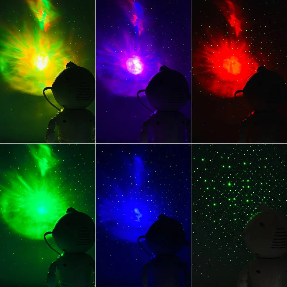 Transform Your Space with the Galaxy Star Astronaut Projector – Stunning Starry Sky LED Night Light for Kids and Adults