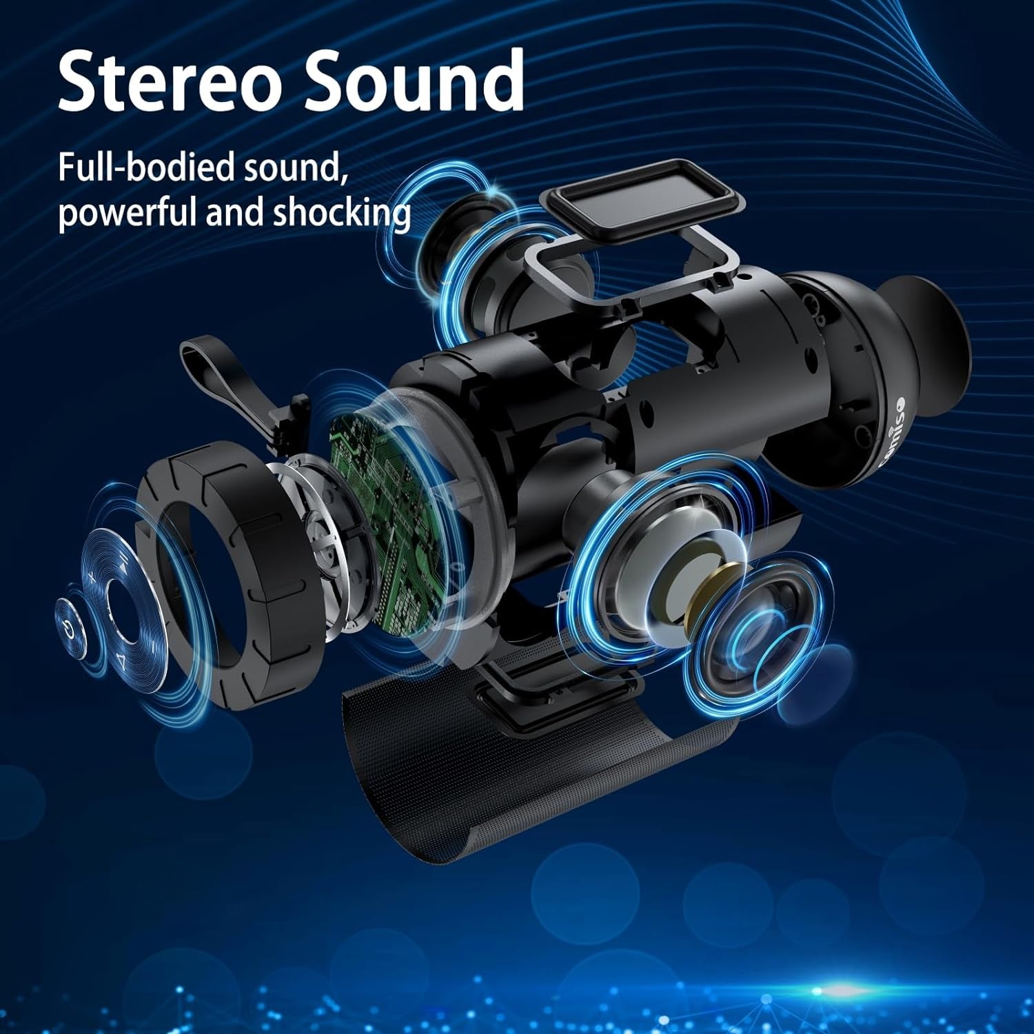 Experience Immersive 360° HD Sound with Our IP65 Waterproof Bluetooth Speaker - 24-Hour Playtime, TWS Pairing, Perfect for Home and Outdoor Adventures!