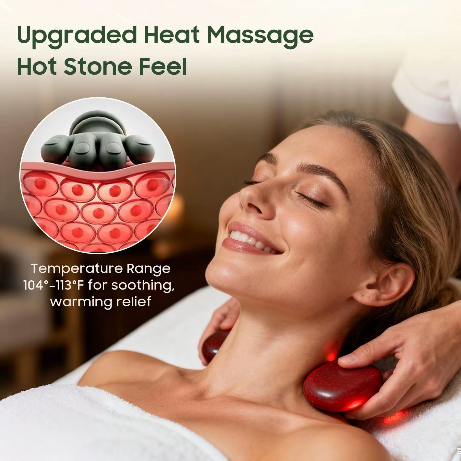Experience Ultimate Relaxation with the Bionic Finger Wireless Neck and Shoulder Massager - Perfect for Trapezius Relief!