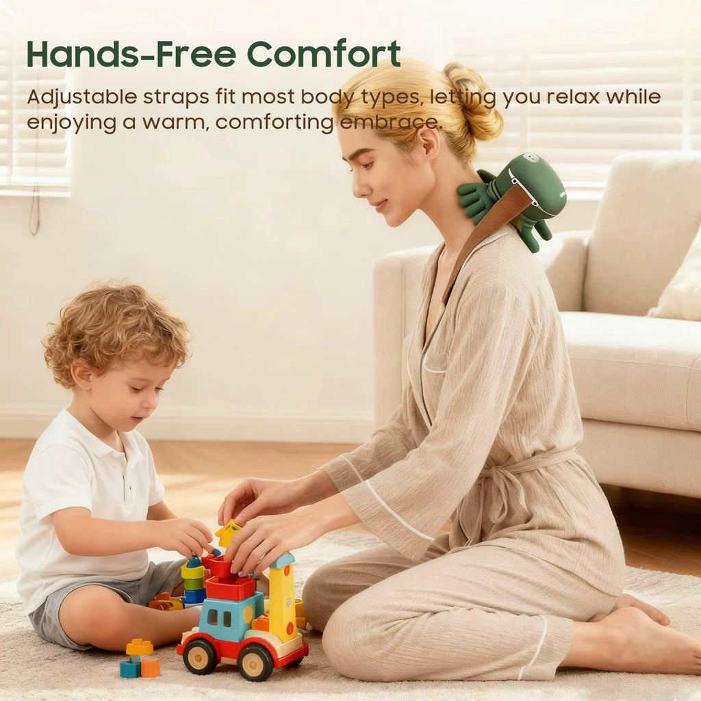 Experience Ultimate Relaxation with the Bionic Finger Wireless Neck and Shoulder Massager - Perfect for Trapezius Relief!