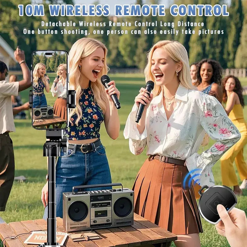 Capture Every Moment with the 2026 5-in-1 Mini Wireless Selfie Stick: Your Ultimate Vlogging Companion!