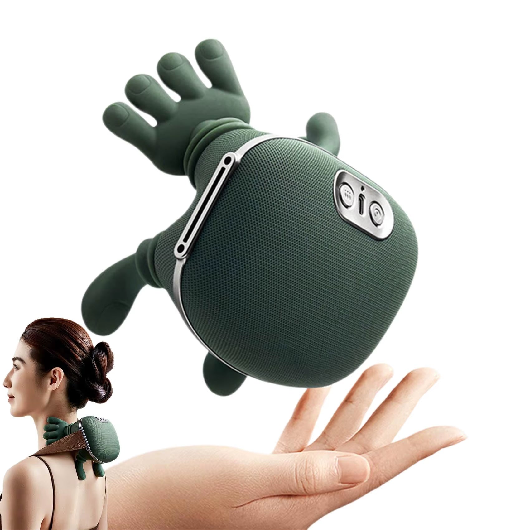 Experience Ultimate Relaxation with the Bionic Finger Wireless Neck and Shoulder Massager - Perfect for Trapezius Relief!