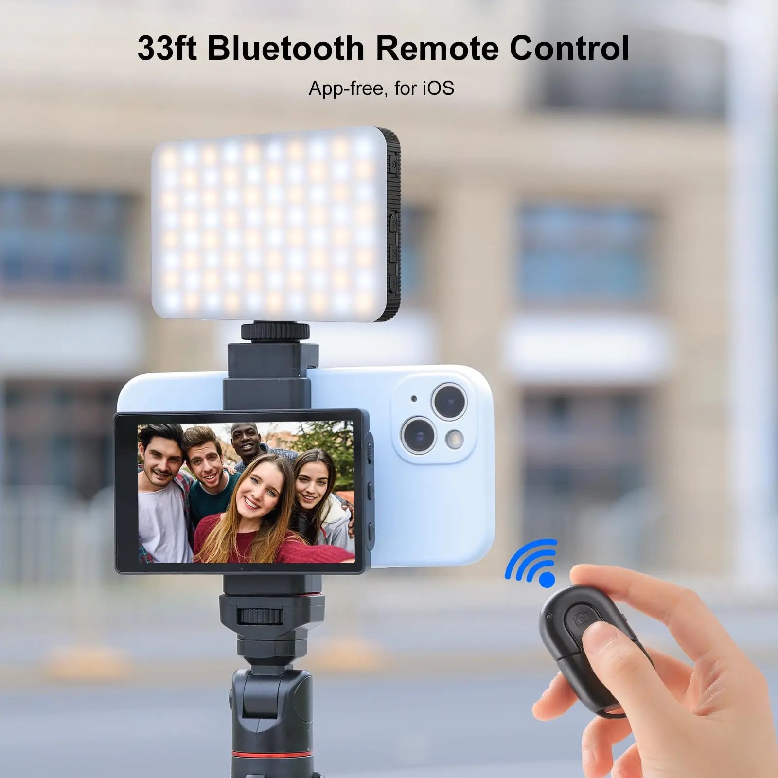 Enhance Your Selfie Game with the Ultimate Phone Vlog Monitor - Perfect for iPhone and Samsung!