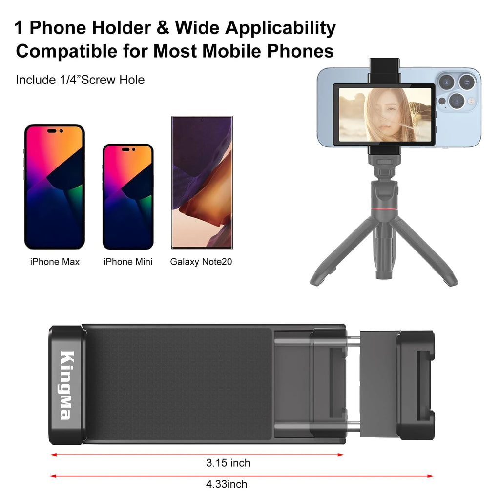 Enhance Your Selfie Game with the Ultimate Phone Vlog Monitor - Perfect for iPhone and Samsung!