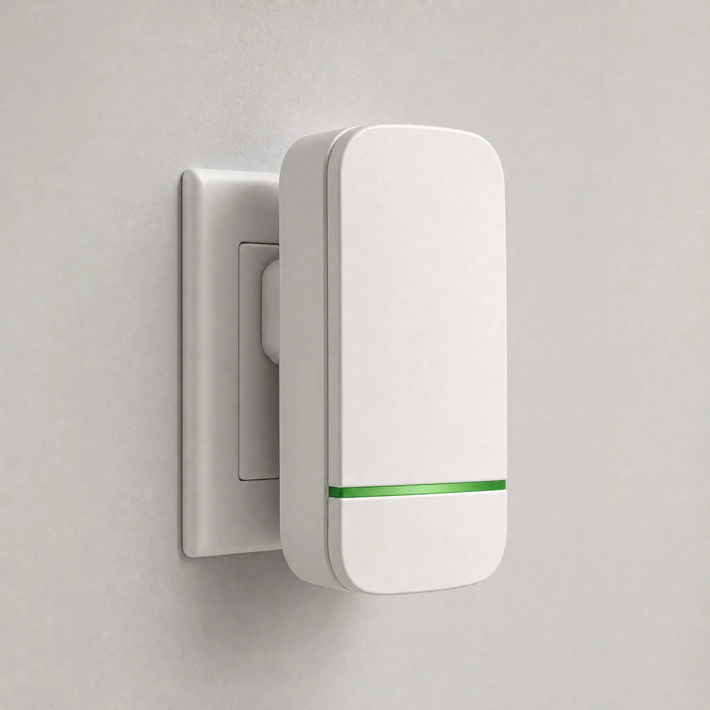 Illuminate Your Space with the Compact White Plug-In LED Indicator Light – Perfect for Bedrooms, Offices & More (Available in 1/2/4 Pack)